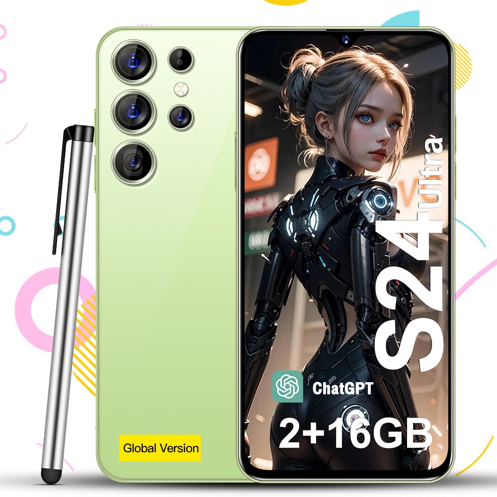 Original Mobile Phone s24 ultra Smartphones16GB 2GB 3G Dual SIM Cellphone smartphone